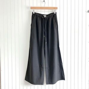 EILEEN FISHER Raw Silk Wide Leg Pants